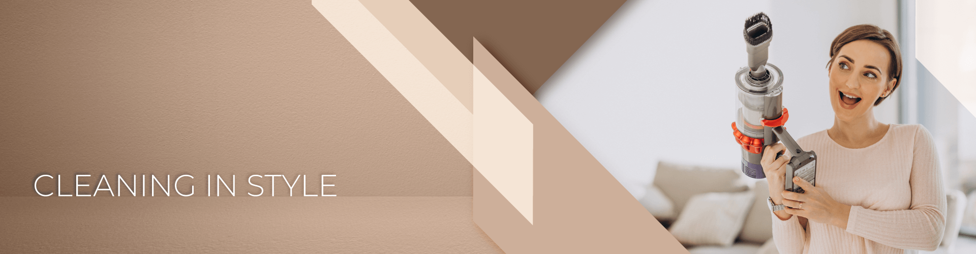 cleaning in style desktop banner